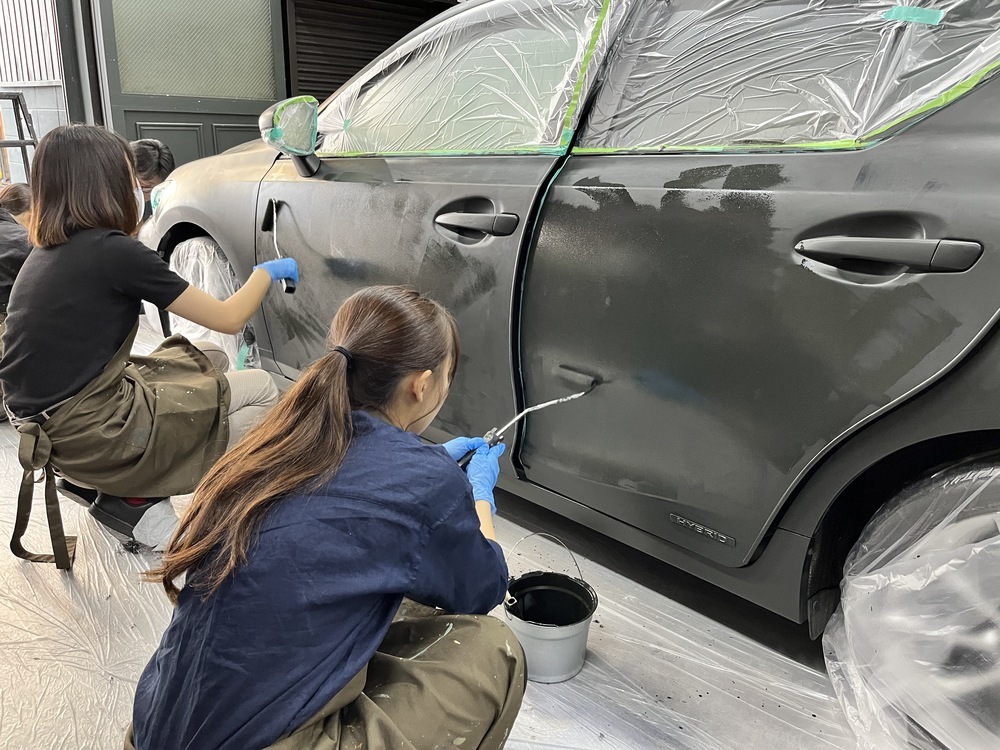 イーグルブルーグレー - 刷毛（ハケ）・ローラーで車をDIYで全